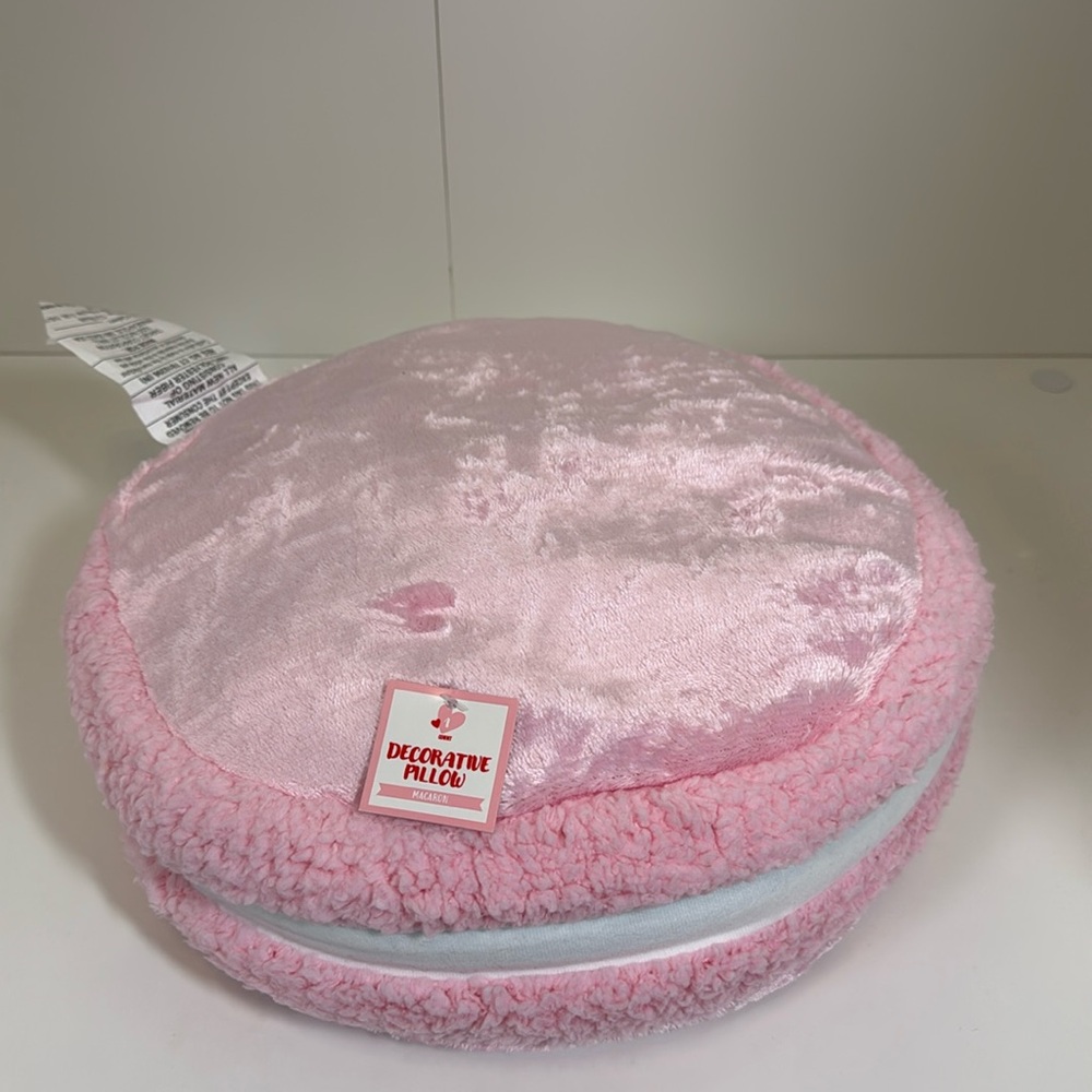 NWT Target Pink Macaron Decorative Pillow